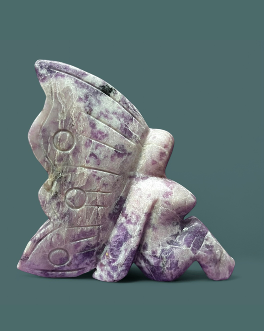 Lepidolite | Fairy Carving