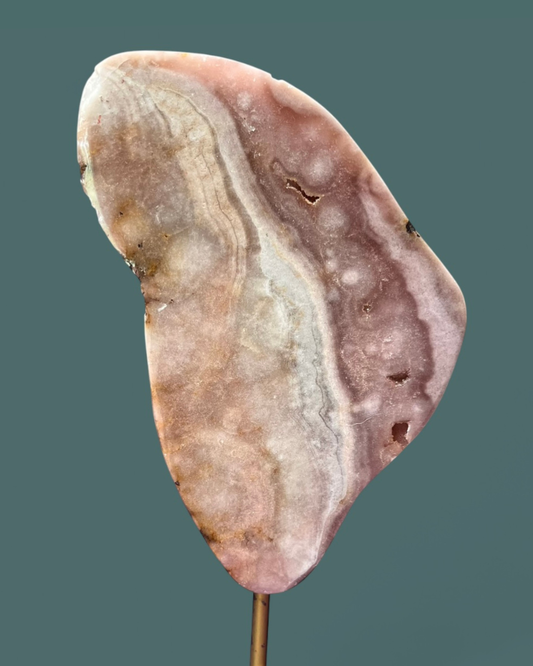 Pink Amethyst | Slab on Stand - Imperfect
