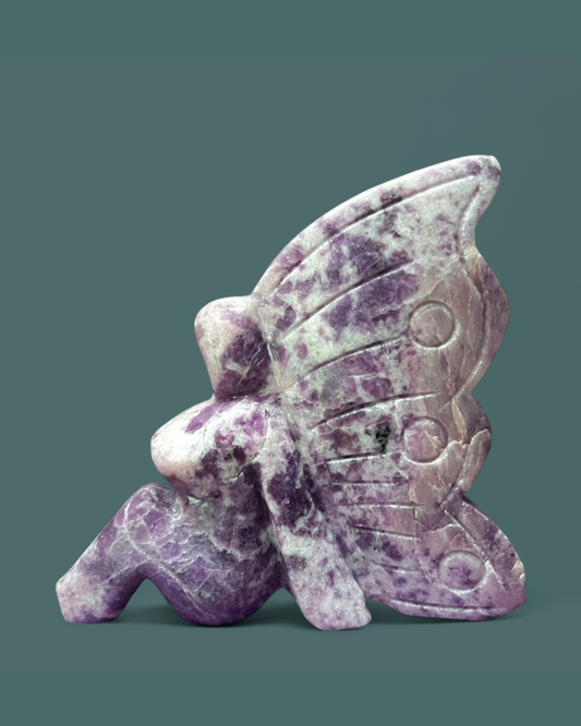Lepidolite | Fairy Carving