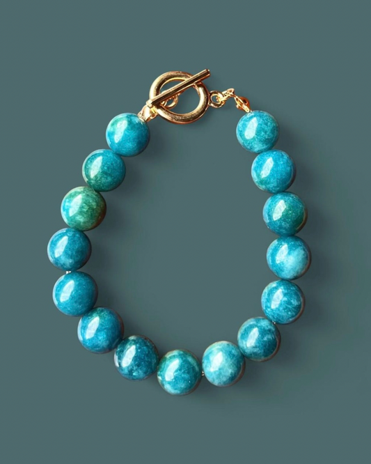 Blue Apatite | Elara Bracelet