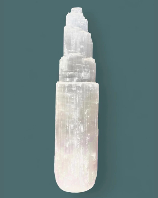 Selenite | Castle Lamp