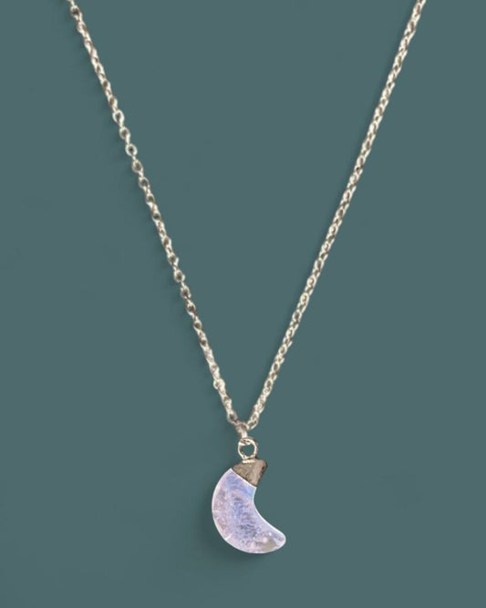 Rainbow Moonstone | Luna Necklace
