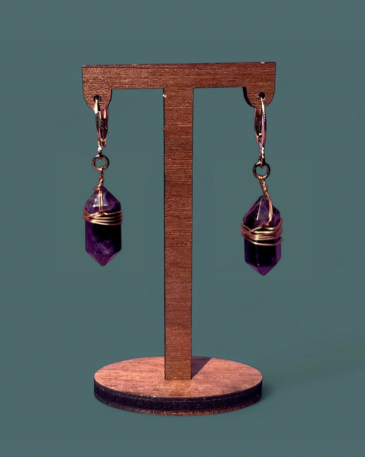 Amethyst | Lumina Earrings