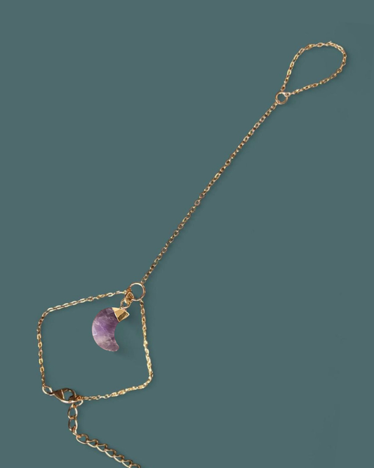 Amethyst | Luna Hand Chain