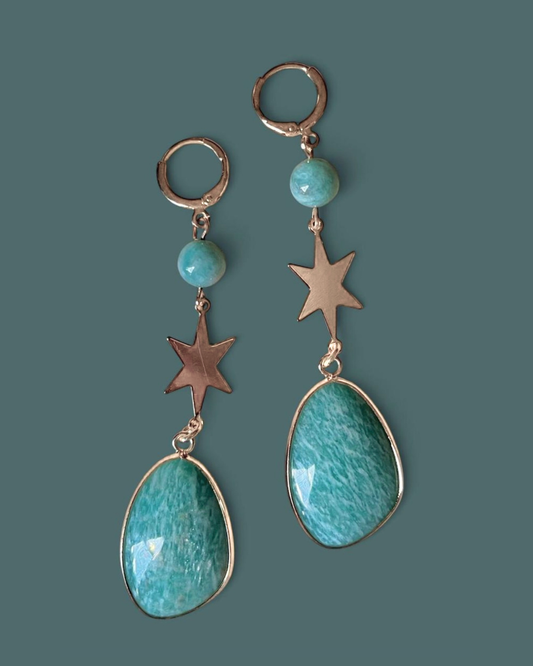Amazonite | Stellar Earrings