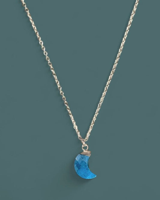 Blue Apatite | Luna Necklace