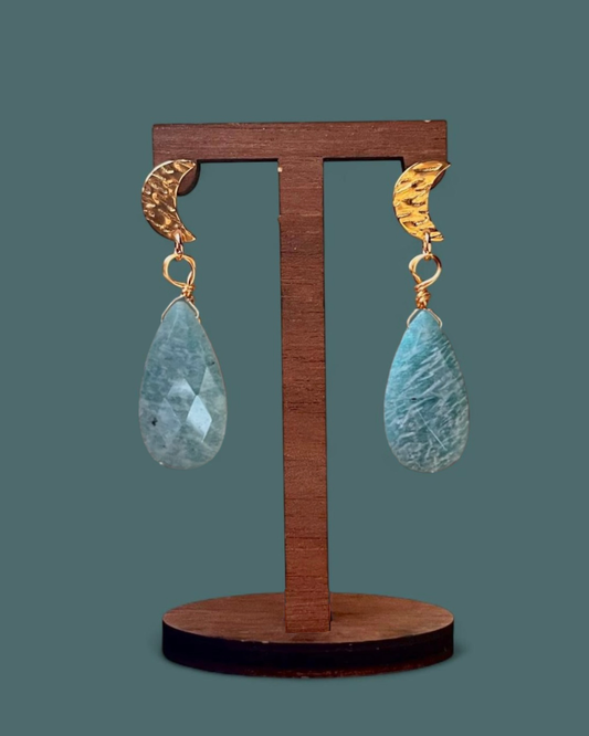 Amazonite | Celeste Earrings