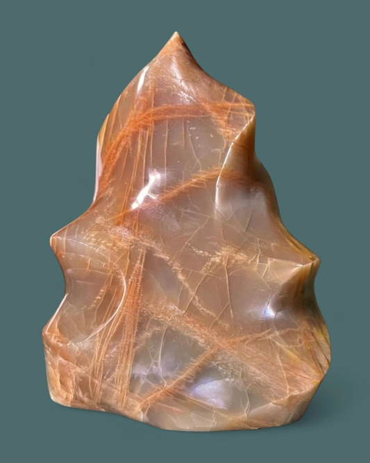 Peach Moonstone | Flame