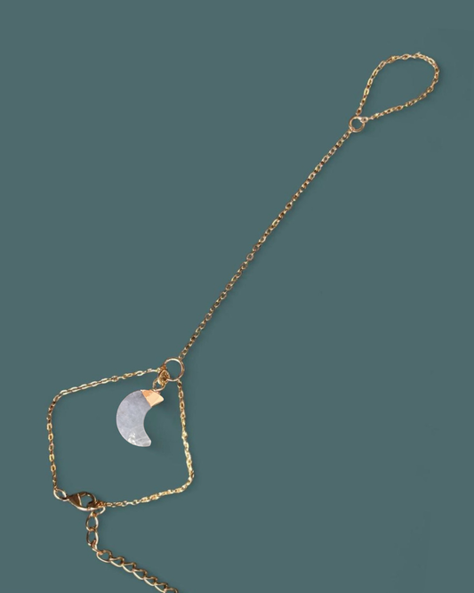 Aquamarine | Luna Hand Chain