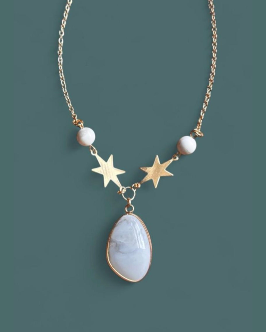 White Howlite | Stellar Necklace
