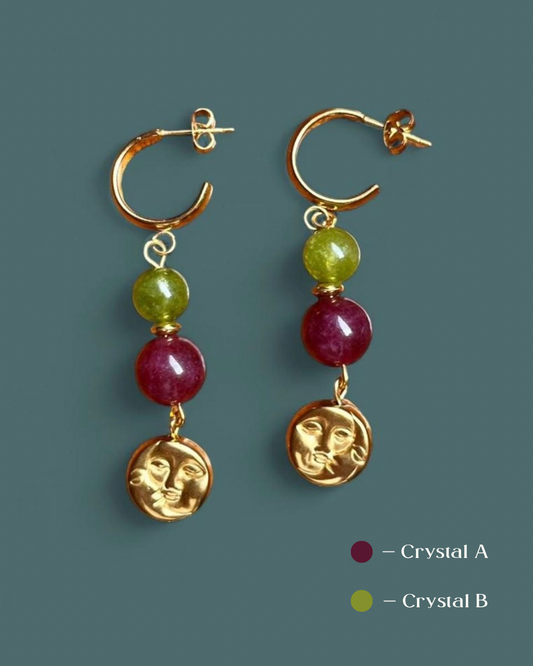 Choose Your Crystal | Solstice Earrings