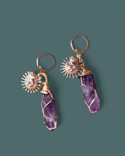 Amethyst | Cosmo Earrings